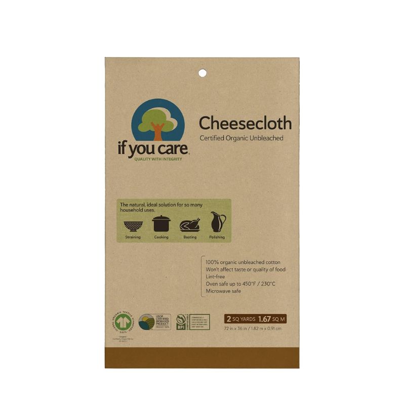 Certified Organic Cheesecloth | If You Care | Unpacked Living