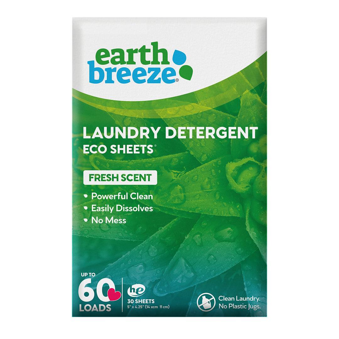 Earth Breeze Eco Sheets Laundry Detergent Review // Zero Waste