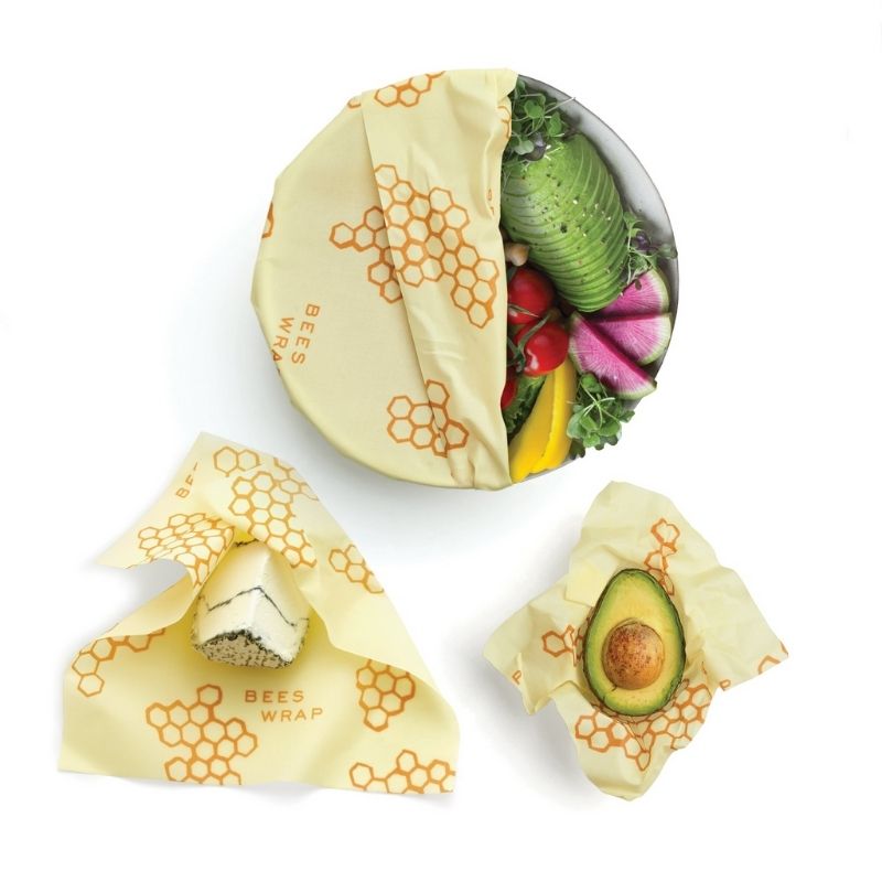 Bee's Wax Wrap Assorted Pack of 3 Honeycomb – Unpacked Living