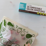 Ziptop Compostable Gallon Storage Bags 30CT