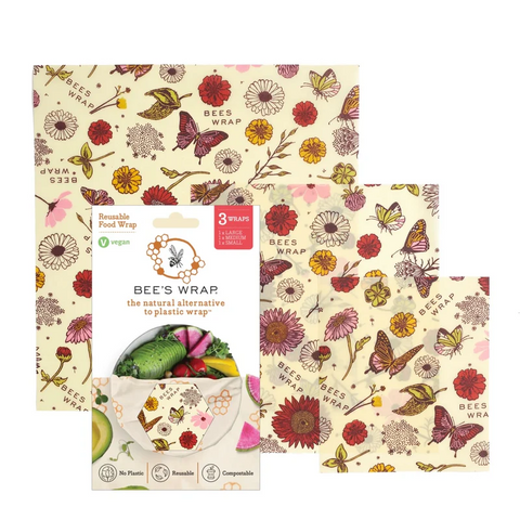 Vegan Wax Wrap Assorted 3 Pack Meadow Magic