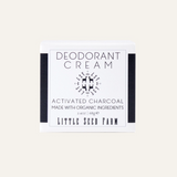 Activated Charcoal Deodorant Cream