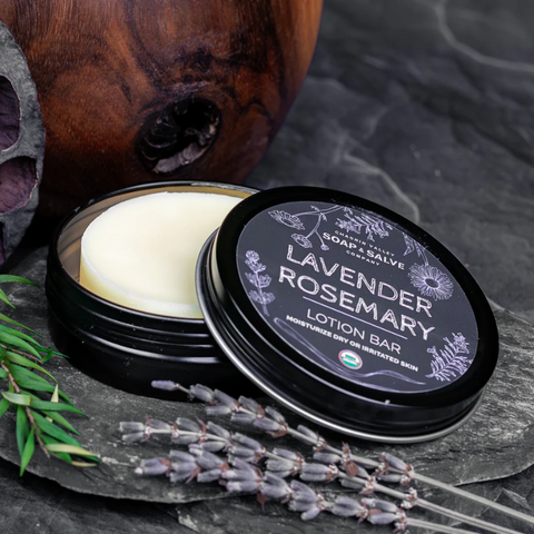 Lavender Rosemary Lotion Bar for Dry Skin