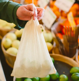 Eco-Friendly Cotton Mesh Produce Bags- 3 Pack