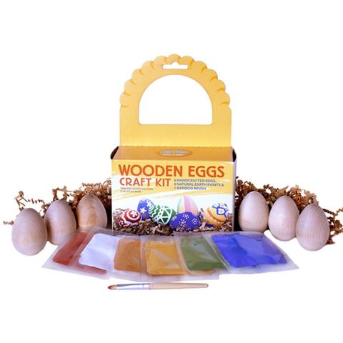 Spring Wood Egg Craft Kit