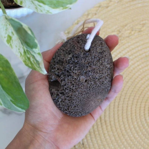 Lava Pumice Stone with Cotton Hanging Loop