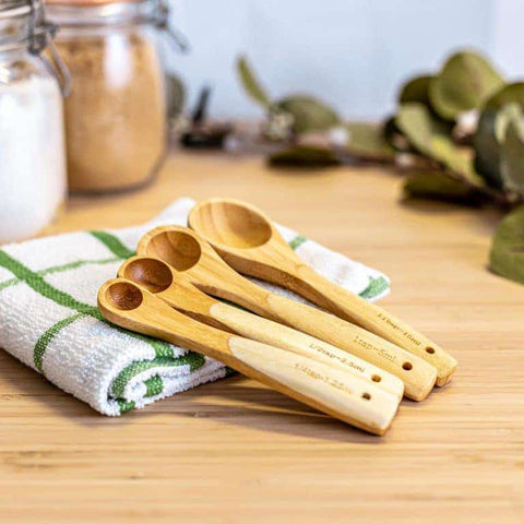 Ribbed Molded Bamboo® Measuring Spoons
